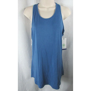 Gaiam blue yoga Grace tank top small NEW studio to street women S
